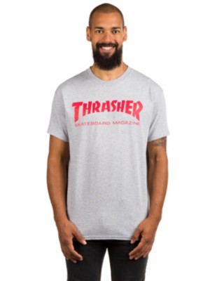 Netthandel Thrasher Skate Mag T skjorte hos Blue Tomato Thrasher T Skjorte Skate Mag Grey